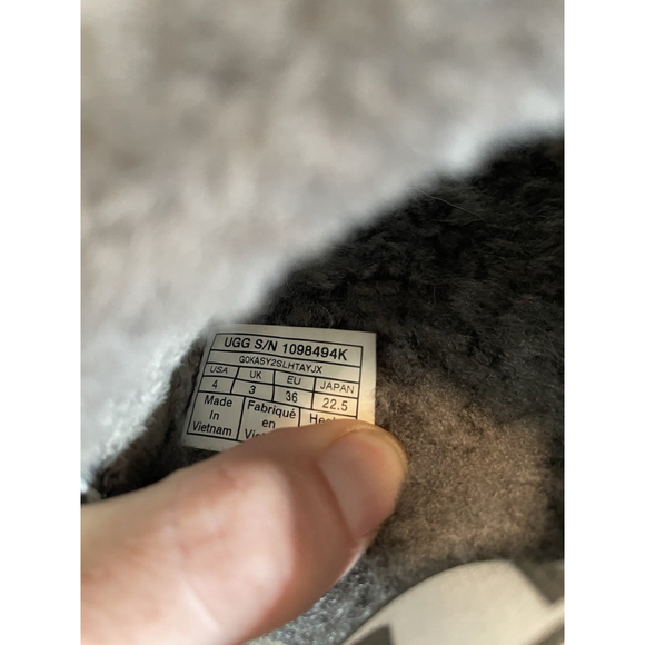 UGG Australia Fluff Yeah Women's Slide Slipper, Size 6 - Charcoal - Picture 6 of 8